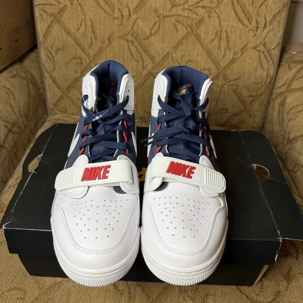 Nike Air Jordan Legacy 312 Olympic Gym Red White/Black, Size 9 VNDS!